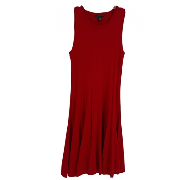 Lauren Ralph Lauren Dresses & Skirts - Lauren Ralph Lauren Red Midi Dress